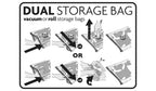 6pc Travel/Vacuum Storage Bag Set