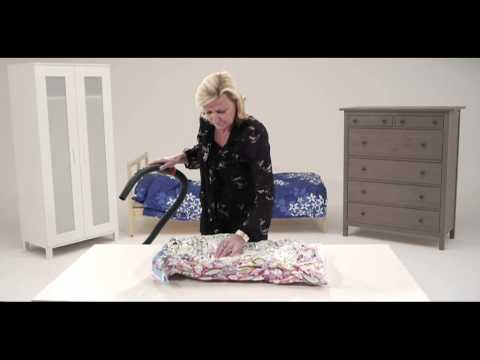 2pc Jumbo Flat Vacuum Storage Bag Set