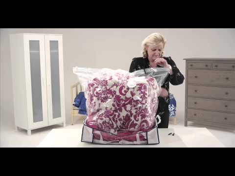 10pc Flat Vacuum Storage Bag Set